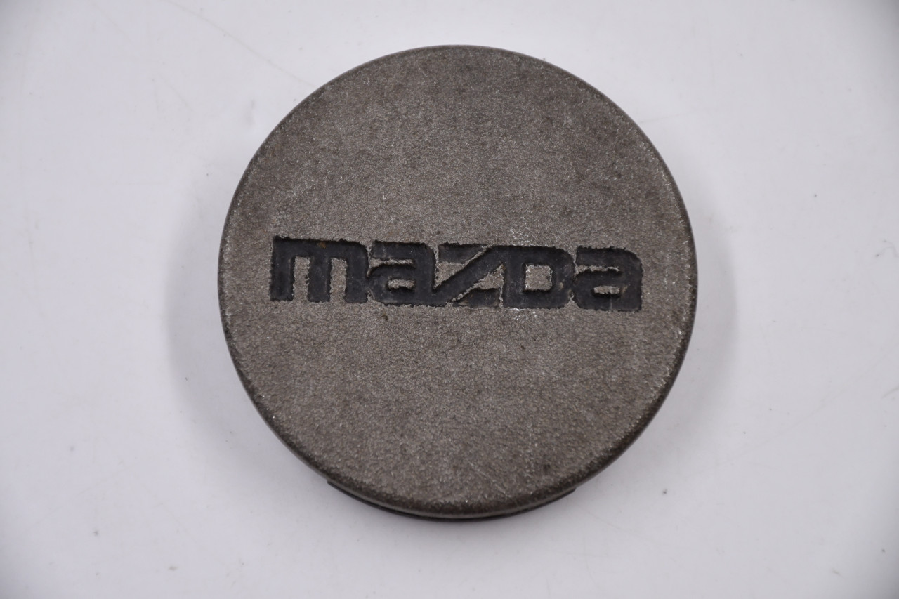 Mazda Metal Silver w/ Black Lettering Wheel Center Cap Hub Cap