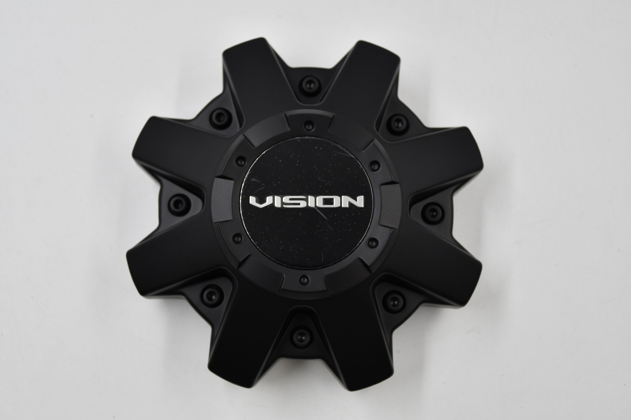 Vision Wheels Satin Black Wheel Center Cap Hub Cap C550MB-V 5.625"