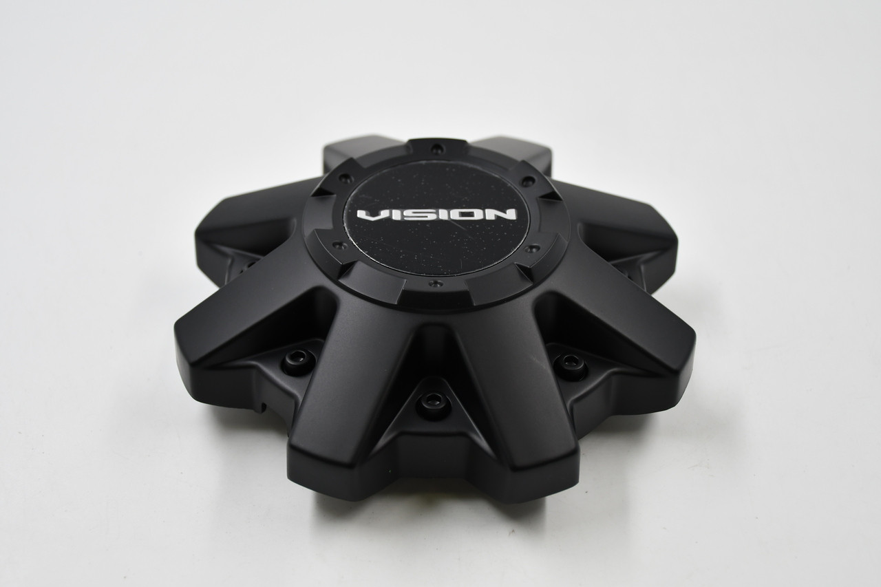 Vision Wheels Satin Black Wheel Center Cap Hub Cap C550MB-V 5.625"