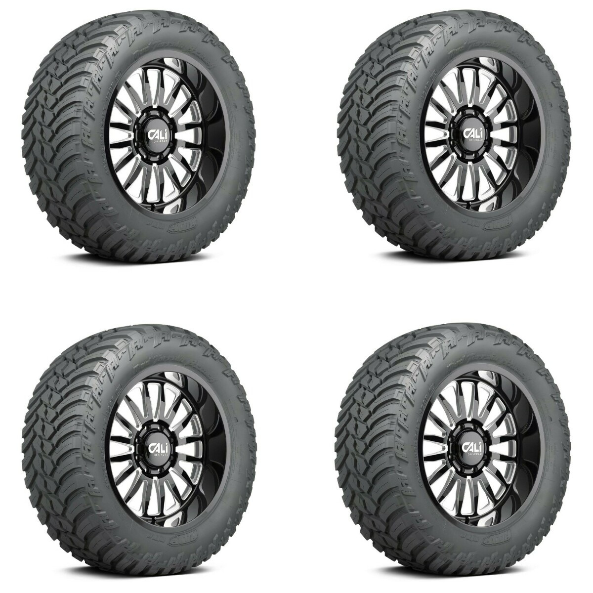 AMP Mud Terrain Attack M/T tire featuring an aggressive mud-terrain tread design for trucks, SUVs and off-road vehicles, available at A2i Wheel & Tire