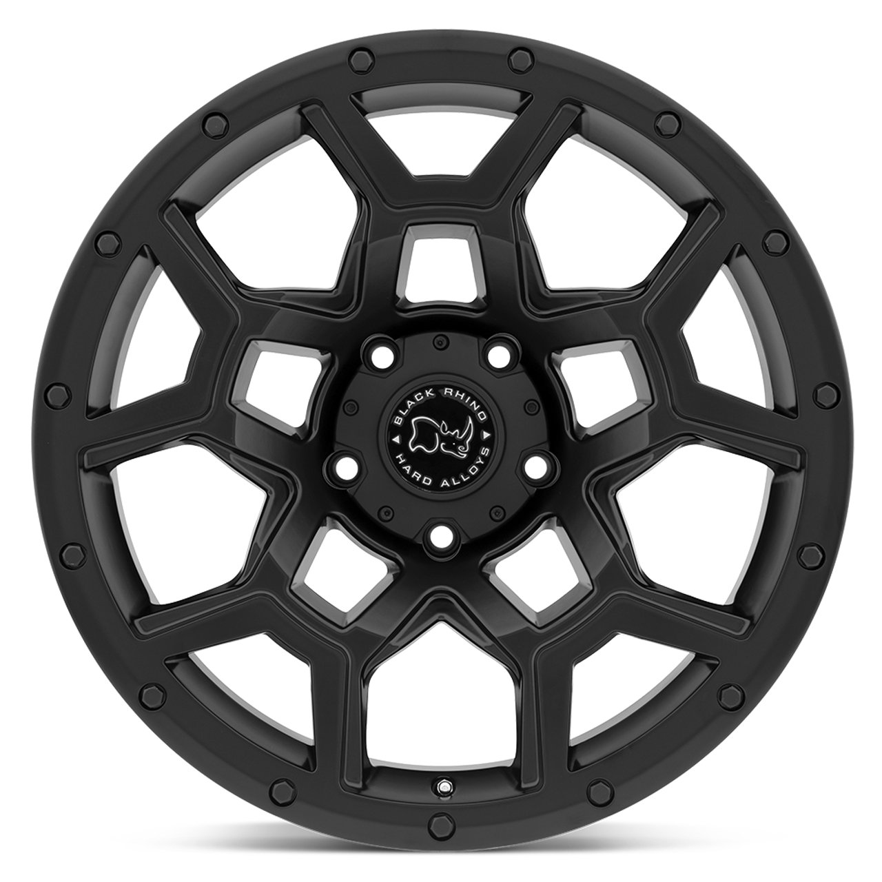 Black Rhino Overland 17x8 5x5.0 Matte Black Wheel 17" 30mm For Jeep Wrangler Rim