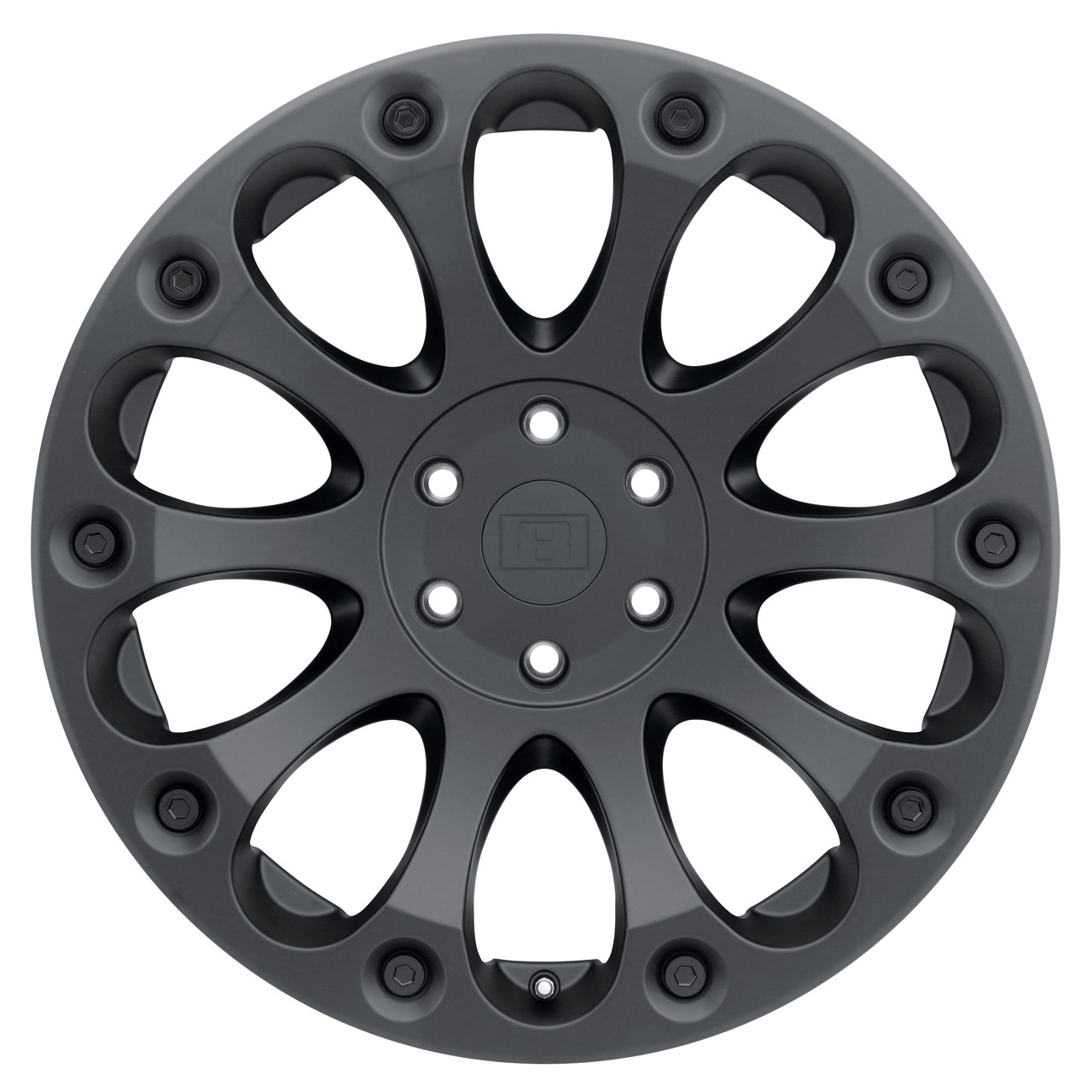 Level 8 Impact 17x8.5 5x4.5 Matte Black Wheel 17" -24mm Rim