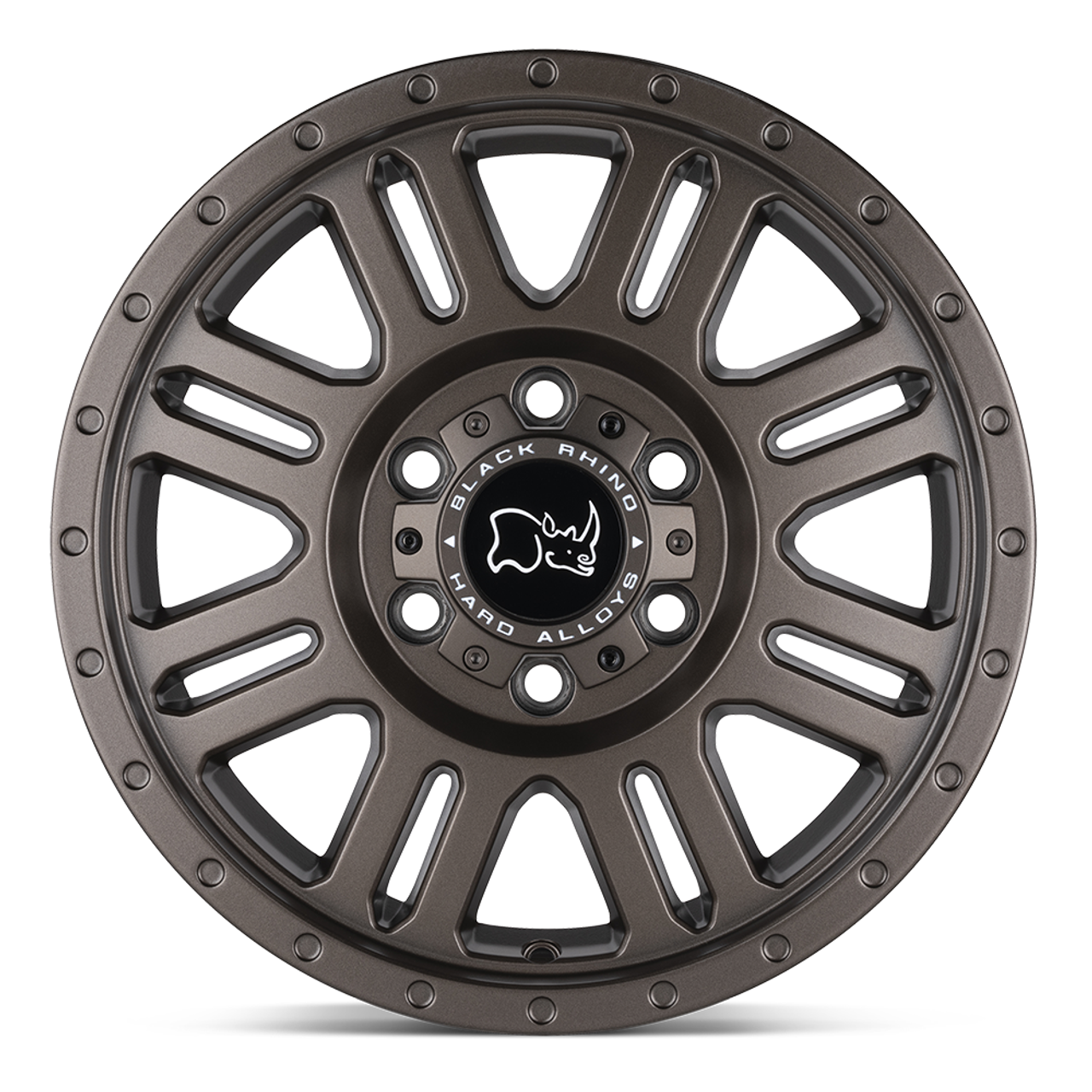 18" Black Rhino Yellowstone 18x8 5x160 48mm Wheel Matte Bronze Rim