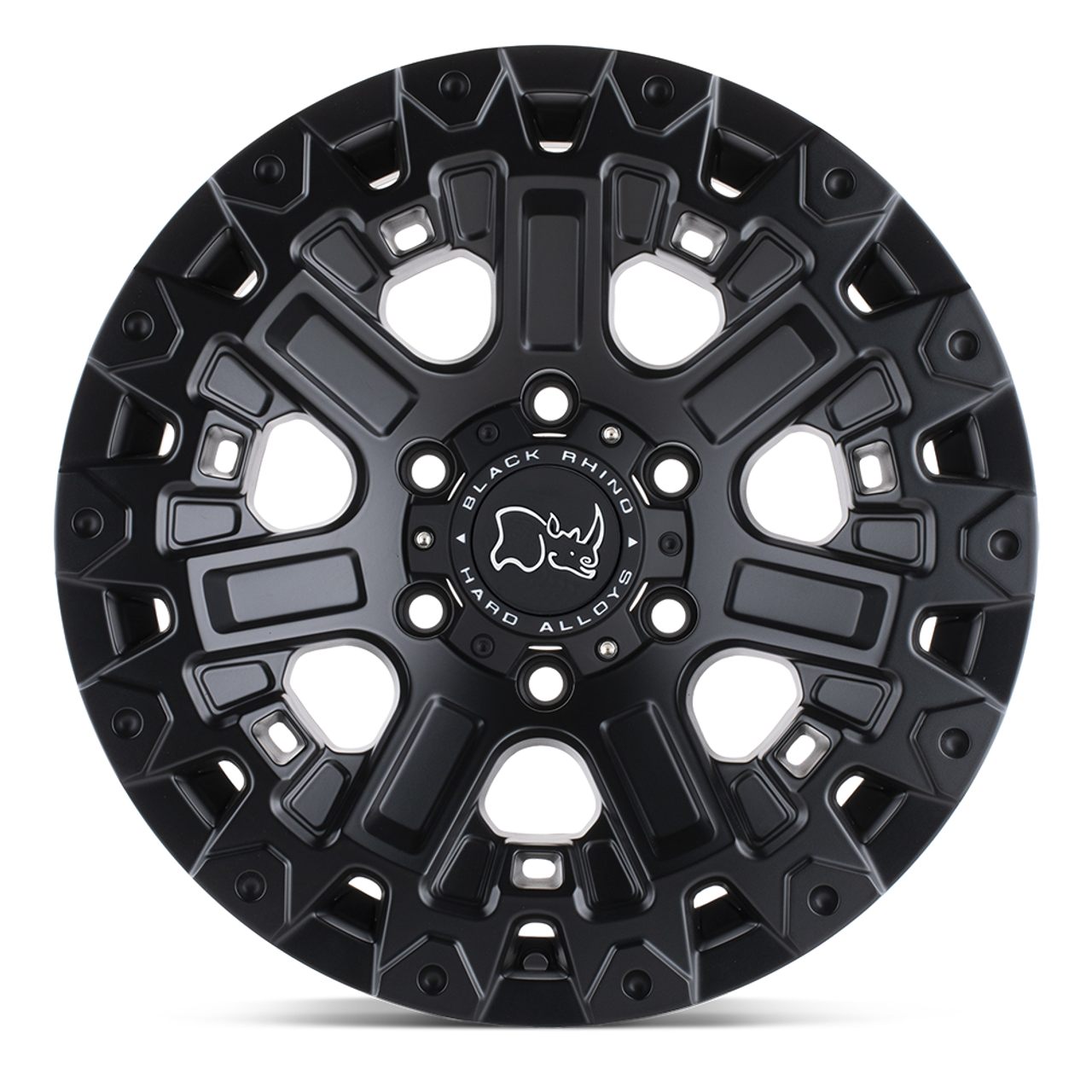 17" Black Rhino Ozark 17x9.5 6x4.5 Matte Black Wheel 12mm Rim