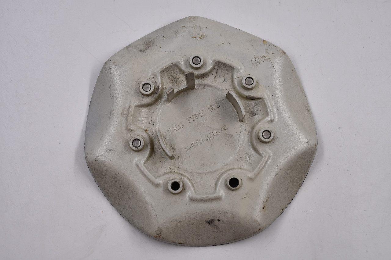CEC Wheels Silver w/ Black, Yellow, Red Logo Wheel Center Cap Hub Cap CEC TYPE 169 6.125"