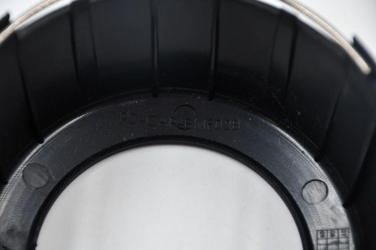 BMF Wheels Matte Black Wheel Open End Snap In Center Cap PD-CAP-BMF02B 5.25"