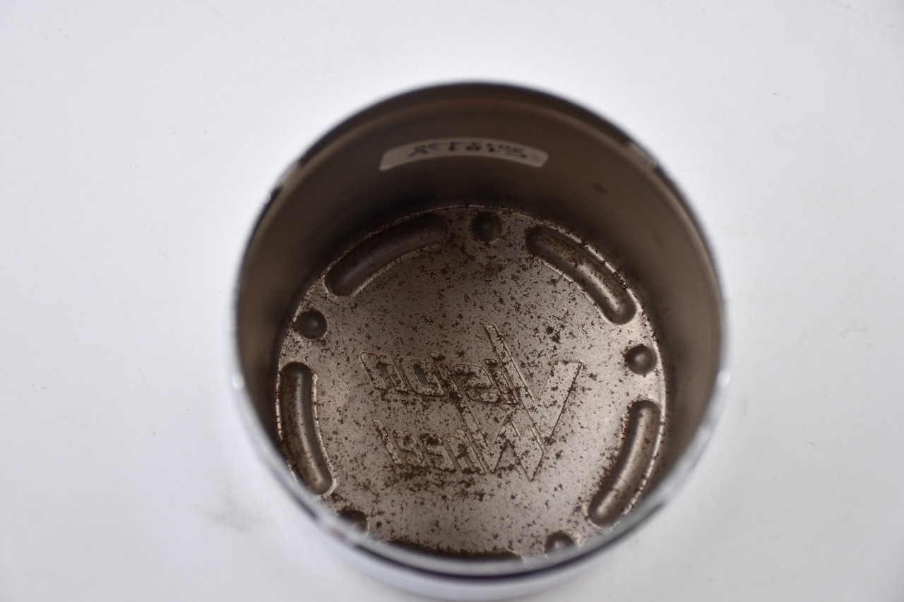 Vision Wheels Chrome Wheel Center Cap Hub Cap C181-V(VWLOGO) 3.125" Push Thru, Older Logo