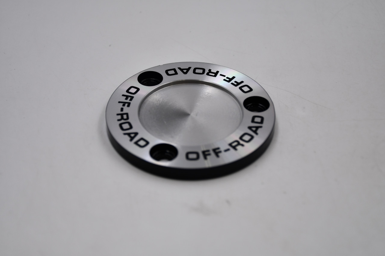 2.9375" Vision Wheels Machined w/ Black Lettering C394-65CN Wheel Center Cap Hub Cap (NL,ORN) Off-Road