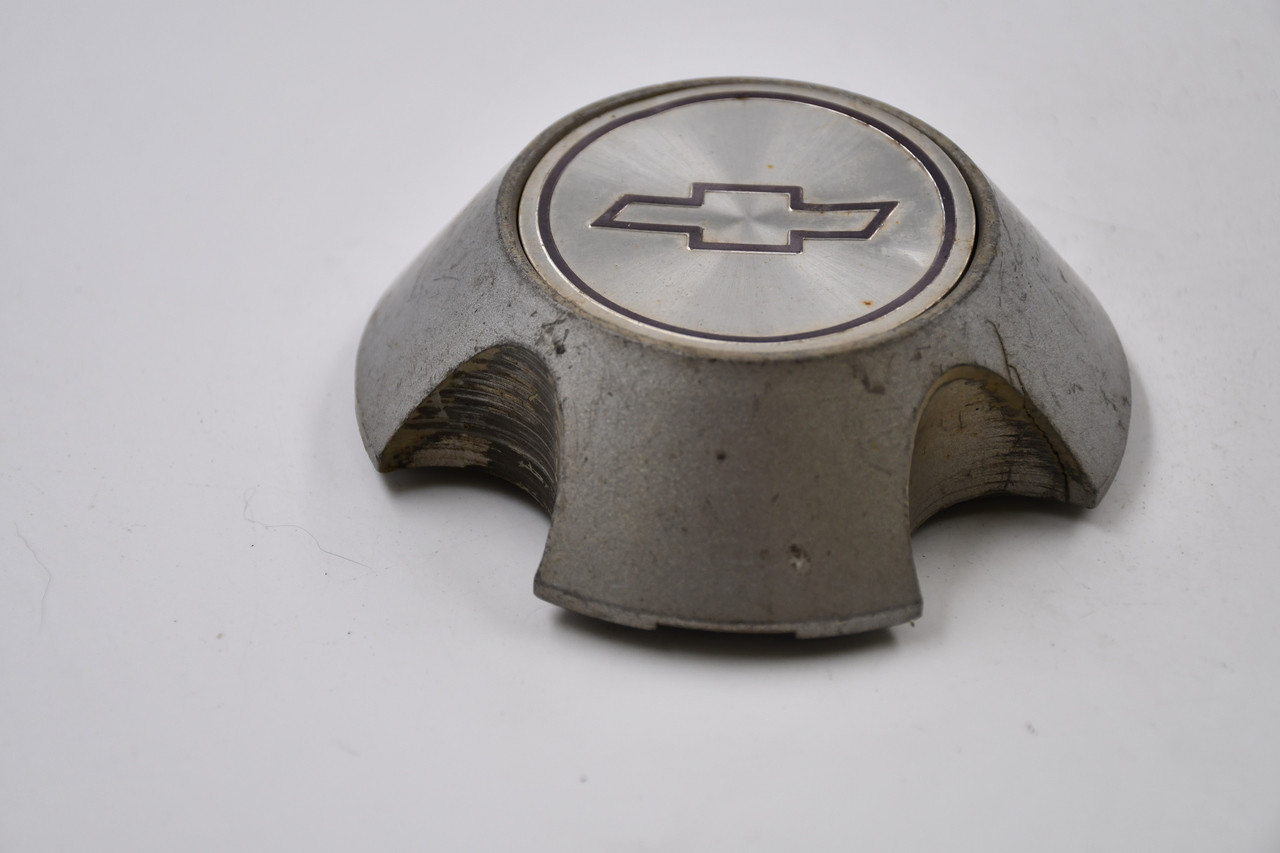 Chevrolet Silver w/ Machined Insert Wheel Center Cap Hub Cap Chevy/4 4" 4 Lug