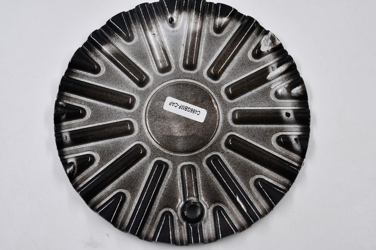 Vision Wheels Gloss Black & Machined w/ Machined Logo C456GBMF(CHR) 6.875"Wheel Center Cap Hub Cap
