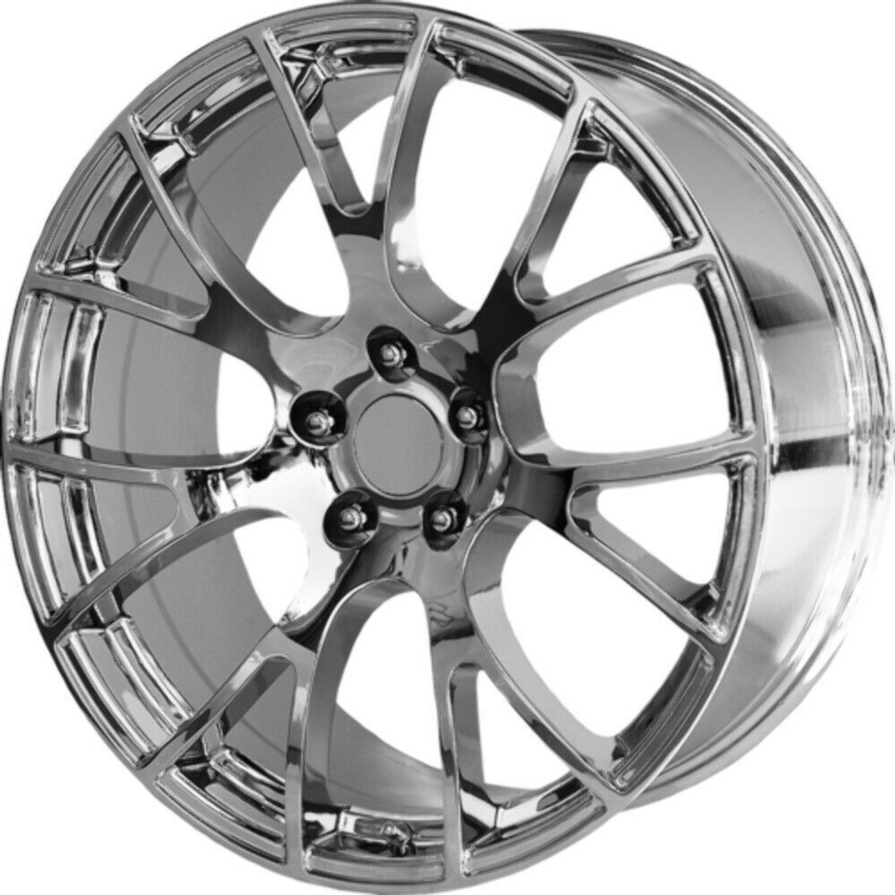 Set 4 Performance Replicas PR161 22x11 5x115 Chrome Wheels 22" 18mm Rims