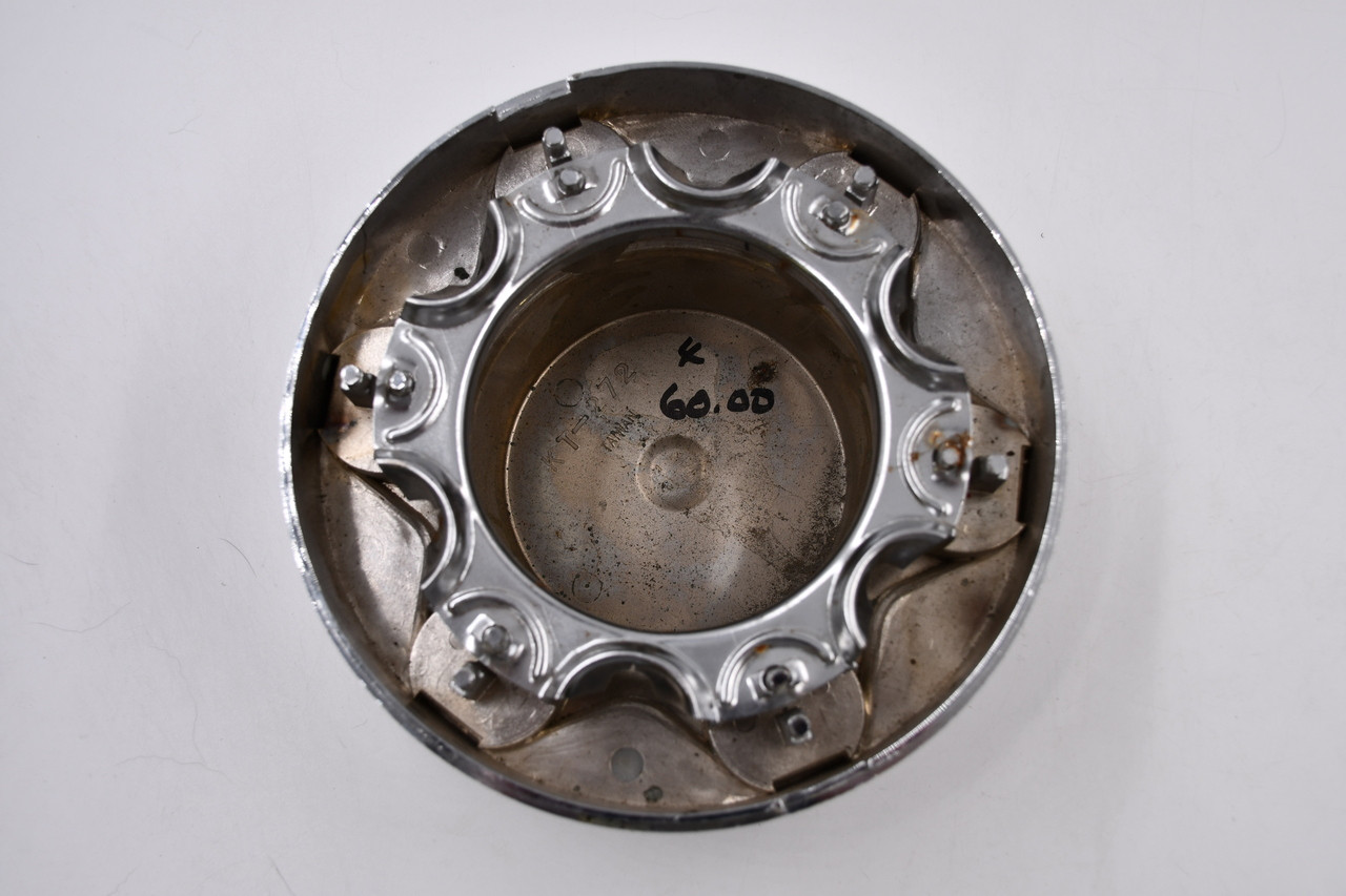 Replica for GMC Chrome w/ Black, Red, Gold Logo Insert Wheel Center Cap Hub Cap KT-272 7.25" Fits Chevrolet GMC '88-'00 2500