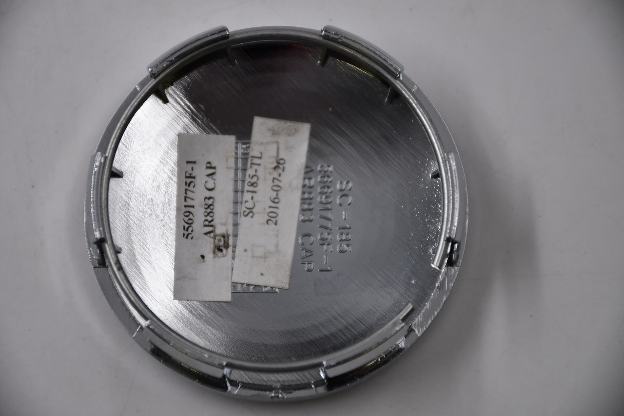 American Racing Chrome w/ Black Lettering Wheel Center Cap Hub Cap 55691775F-1 2.625" Snap In