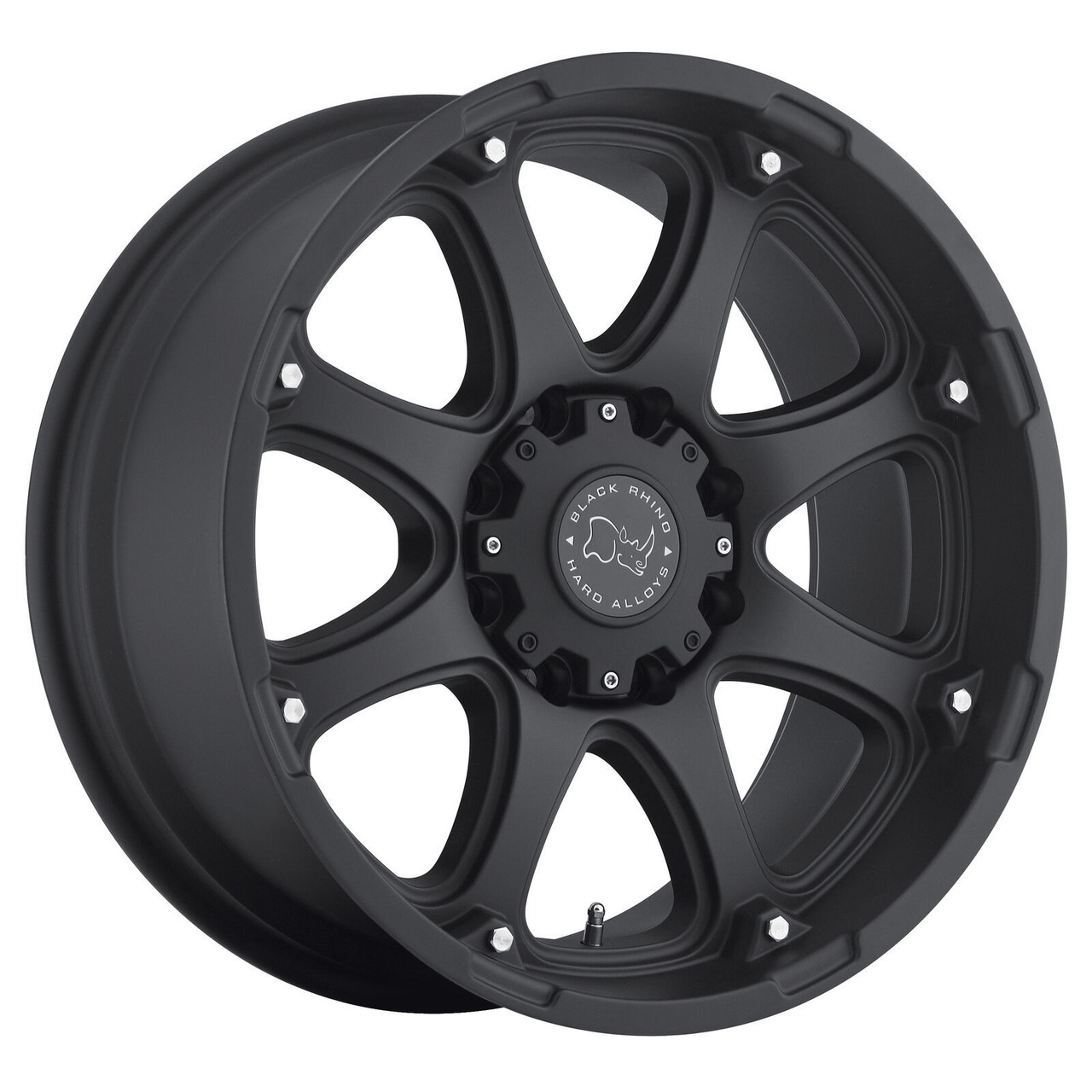 Set 4 Black Rhino Glamis 18x9 8x170 Matte Black Wheels 18" -12mm Lifted Rims