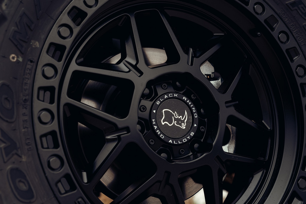 Set 4 Black Rhino Kelso 18x9 5x5 Matte Black Wheels 18" 0mm For Jeep Truck Rims