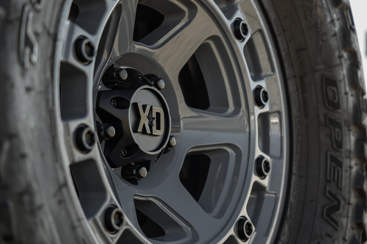 Set 4 XD XD862 Raid 17x9 6x5.5 Cement Wheels 17" 0mm Rims