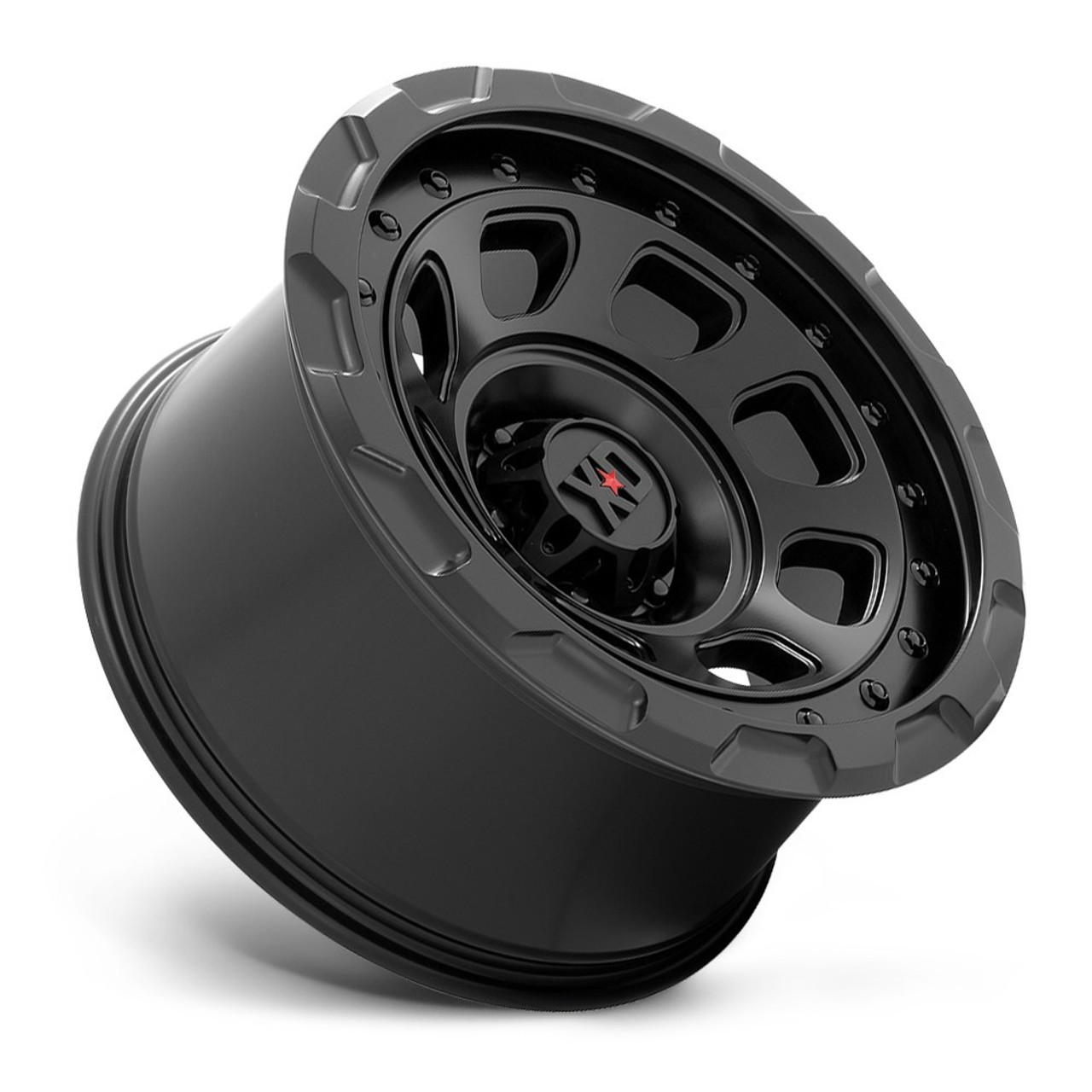 Set 4 XD XD861 Storm 20x9 8x6.5 Satin Black Wheels 20" 0mm Rims