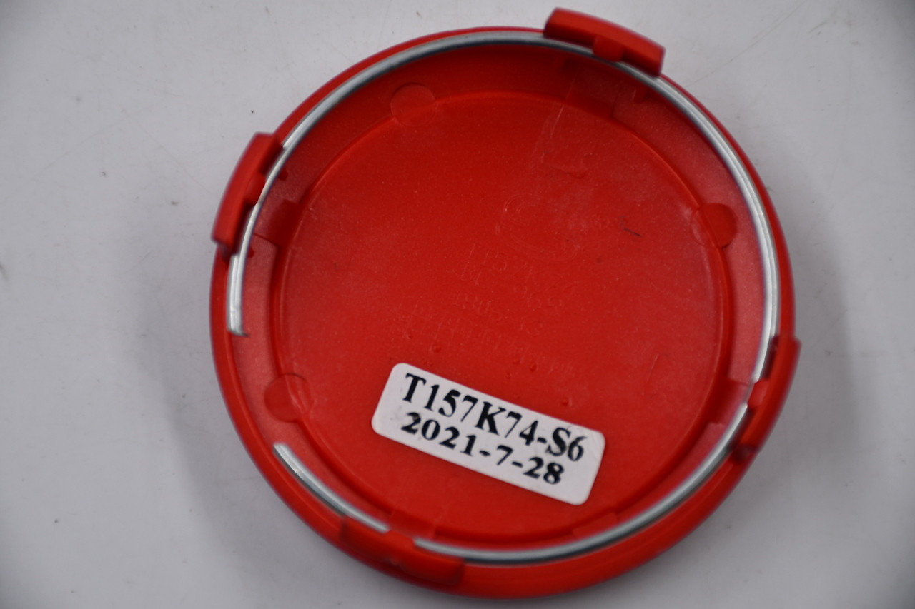 Asanti Black Lable Gloss Red w/ Black Logo Wheel Center Cap Hub Cap T157K74-S6 3" G-Red 2-15/16"OD for ABL-39 Mogul