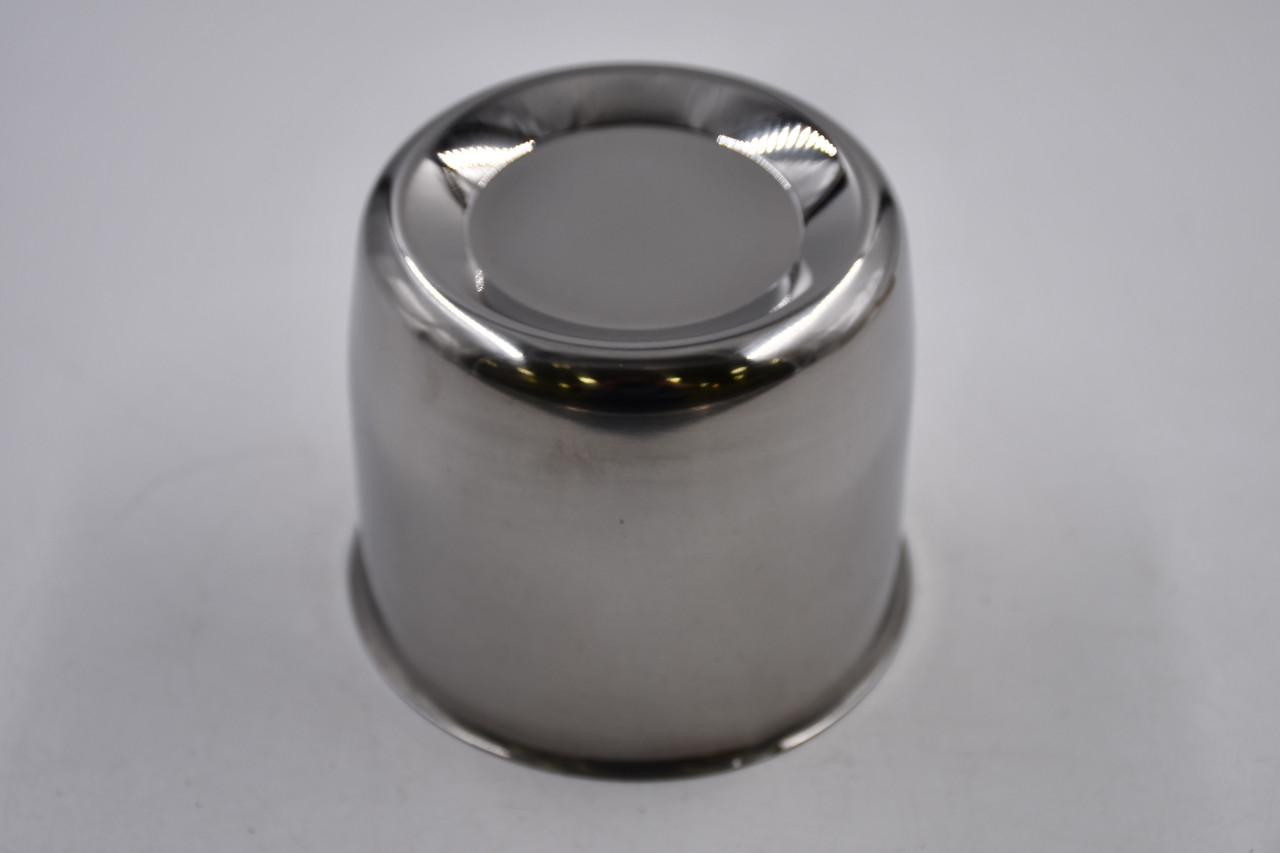 Topline Chrome Wheel Center Cap Hub Cap C141S 3.625" Push Thru, No Logo/Insert