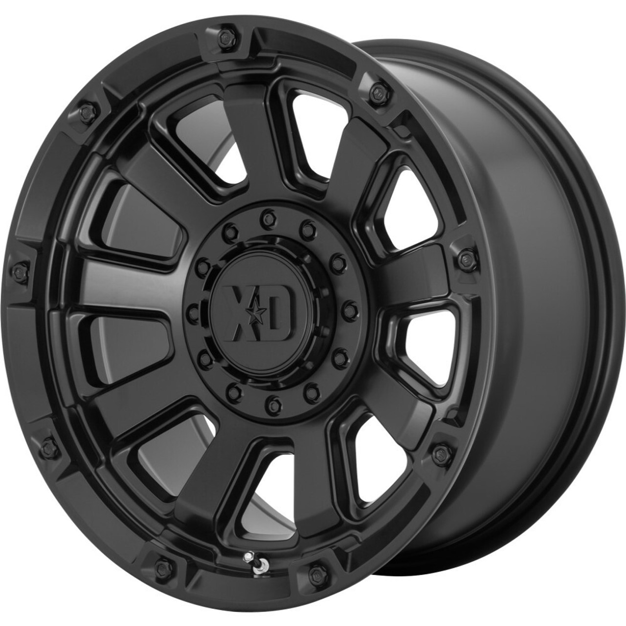 Set 4 XD XD852 Gauntlet 20x10 8x170 Satin Black Wheels 20" -18mm Rims