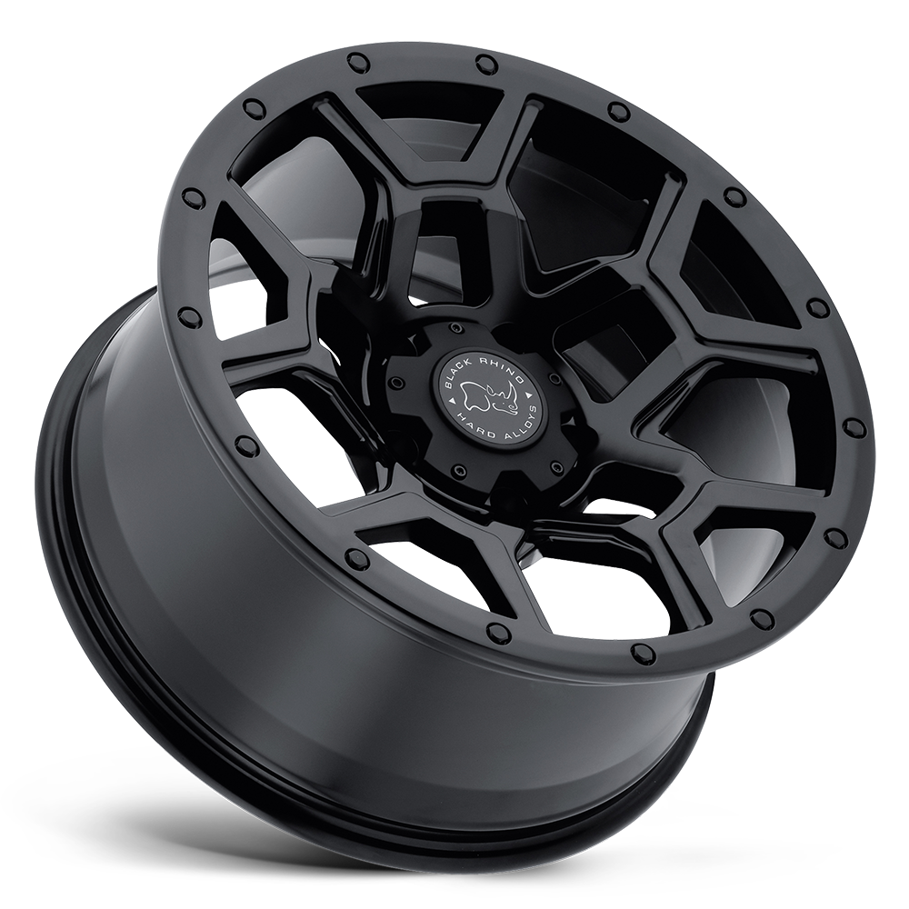 Set 4 Black Rhino Overland 18x9.5 6x135 Matte Black Wheels 18" 6mm Rims