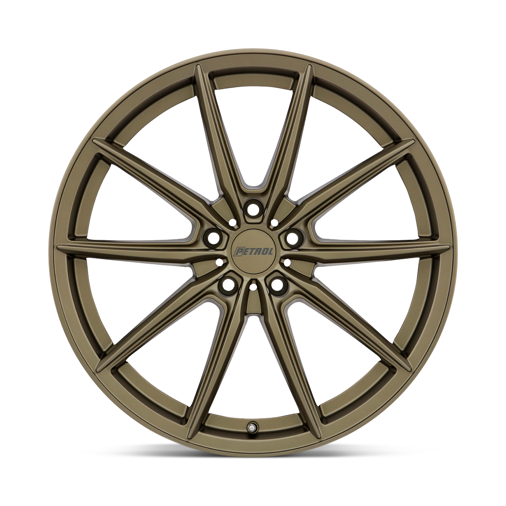 18" Petrol P4B 18x8 5x4.25 40mm Matte Bronze Wheel Sedan Copue Car Rim