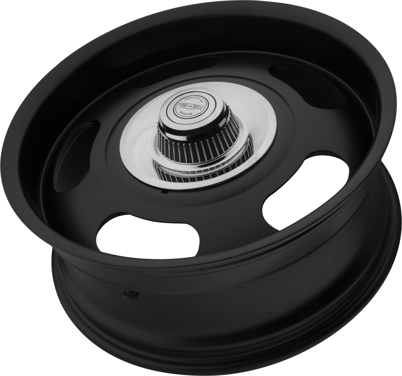 Set 4 American Racing Vintage VN506 17x8 5x4.75 5x5 Satin Black Wheels 17" 0mm