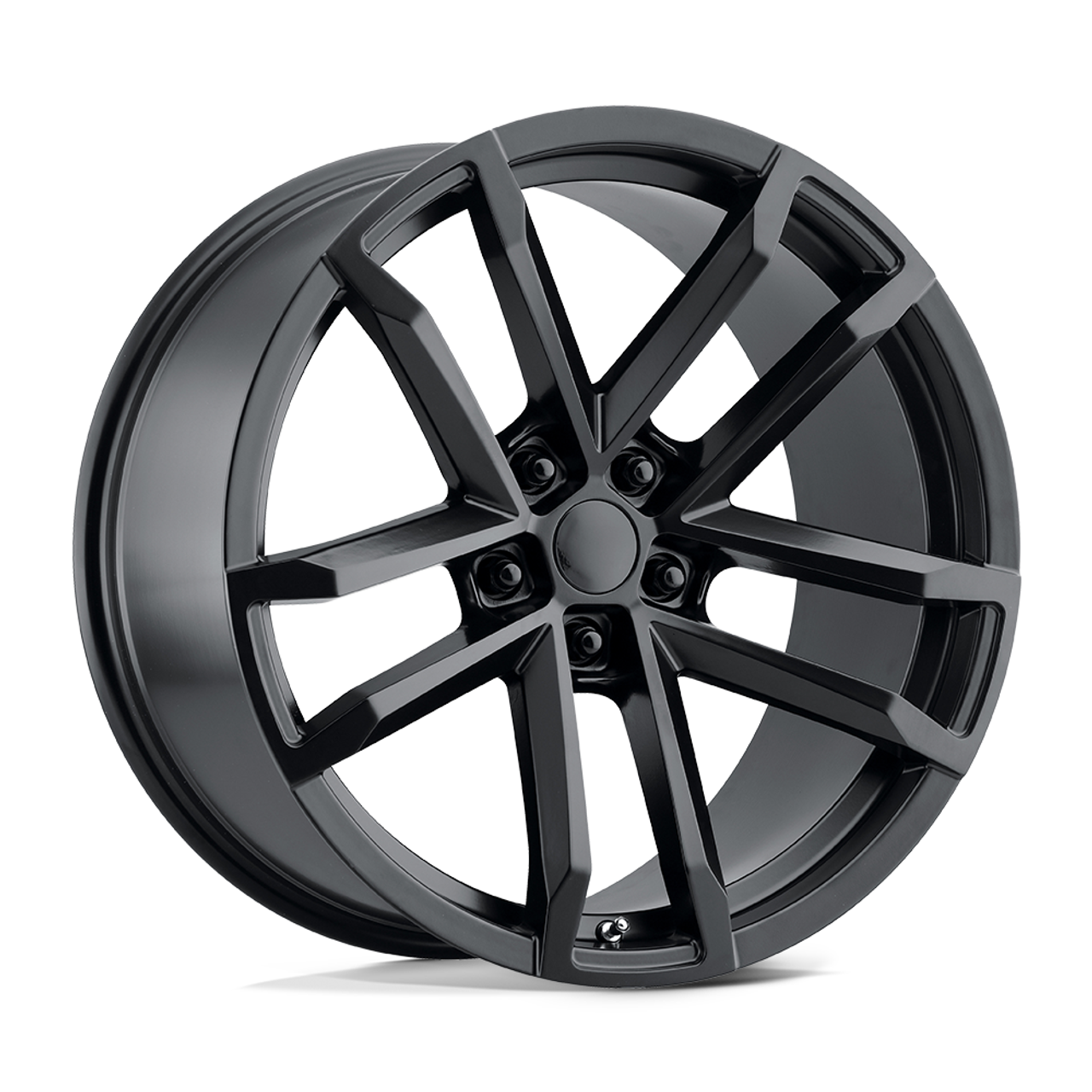 Set 4 Performance Replicas PR208 20x10 5x120 Gloss Black Wheels 20" 23mm Rims