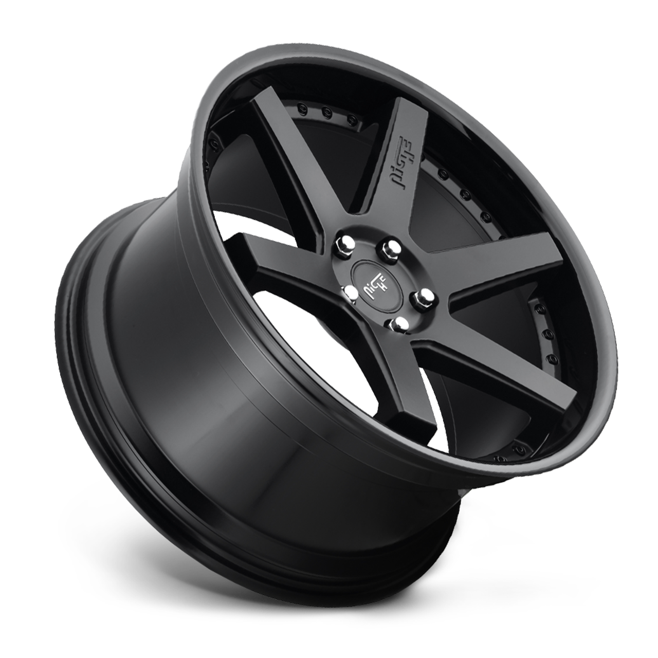 Niche 1PC M192 Altair 19x10 5x120 Gloss Black Matte Black Wheel 19" 40mm Rim