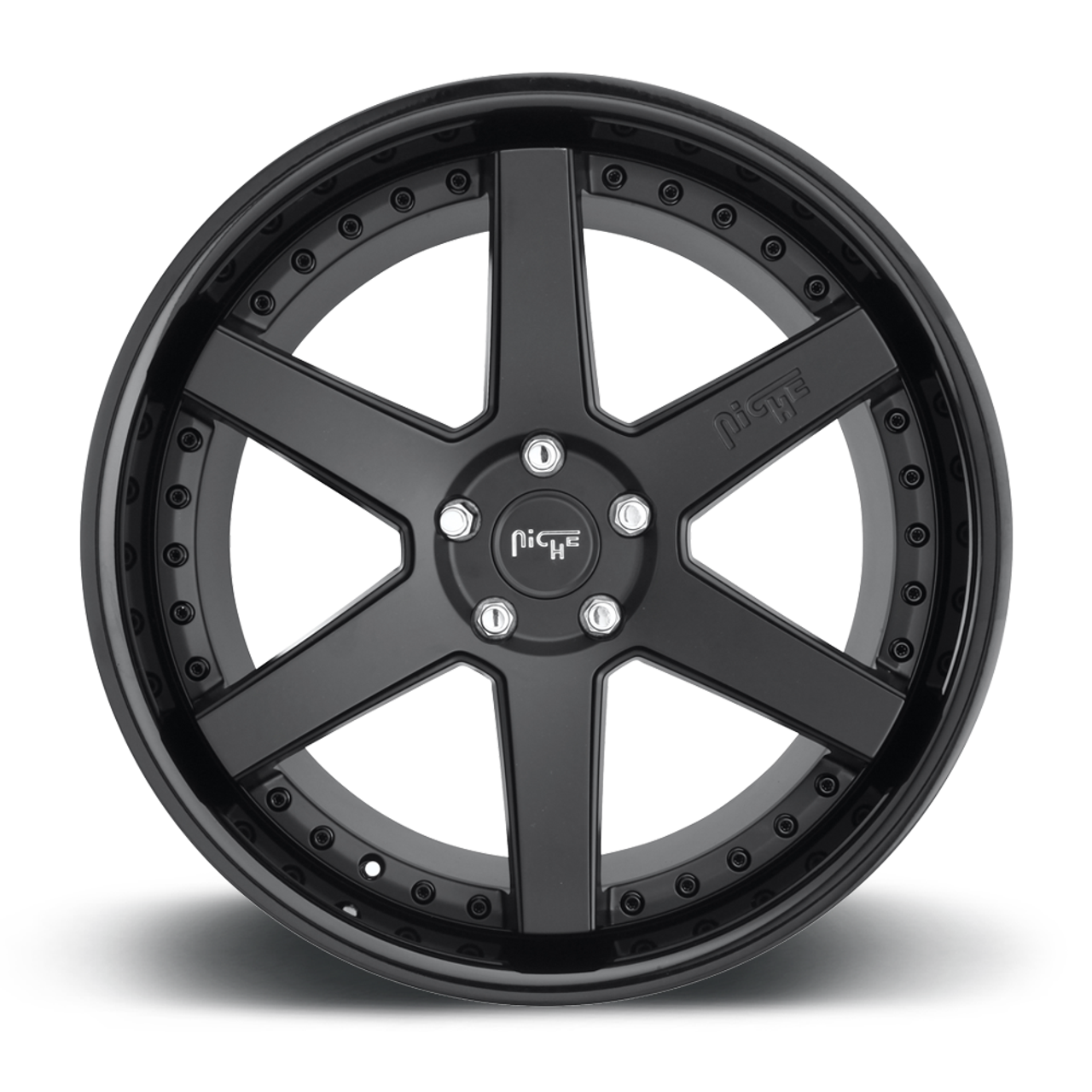 Niche 1PC M192 Altair 19x10 5x120 Gloss Black Matte Black Wheel 19" 40mm Rim