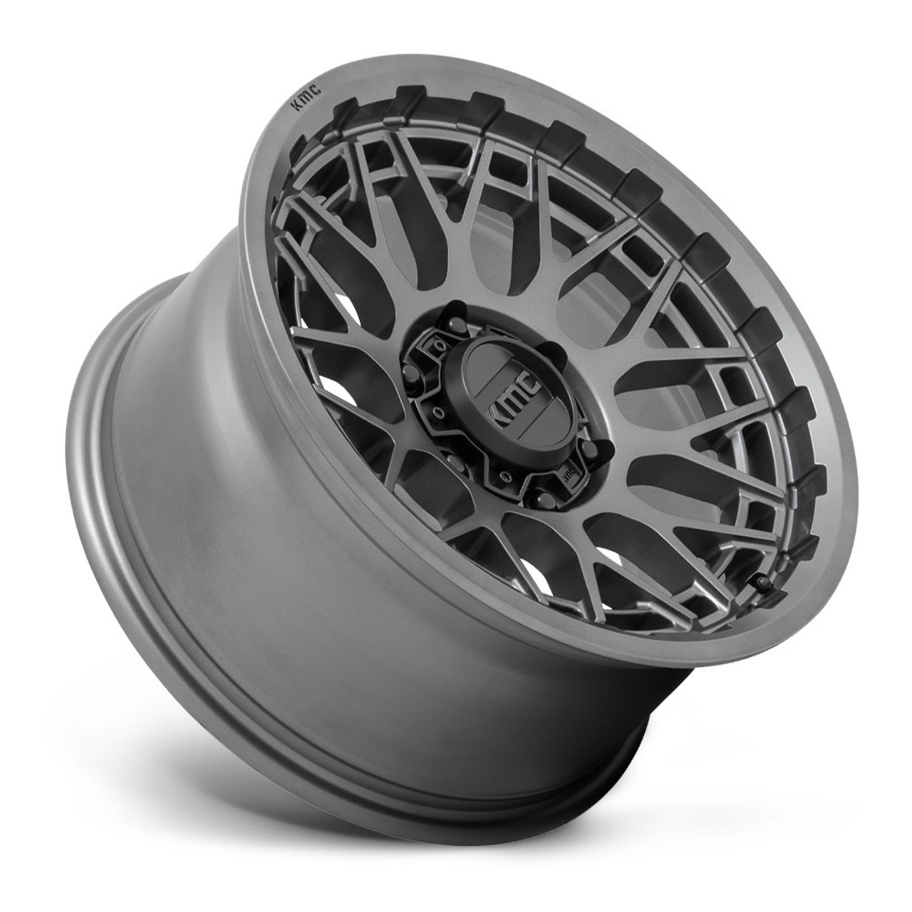20" KMC KM722 Technic 20x9 6x5.5 Anthracite Wheel 0mm For Chevy GMC Cadillac Rim
