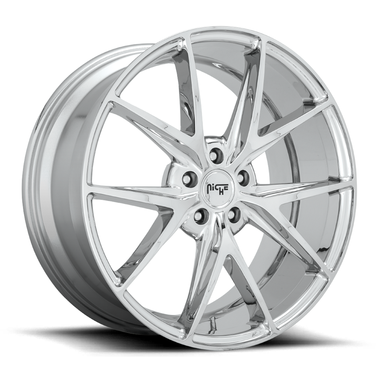 Niche 1PC M248 Misano 20x9 5x115 Chrome Wheel 20" 18mm Rim