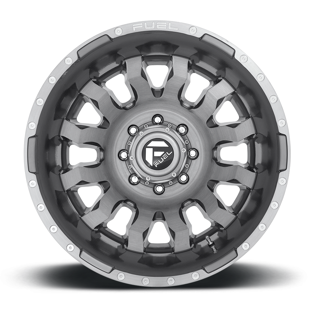 20" Fuel D693 Blitz 20x8.25 8x6.5 -246mm Platinum Wheel Rear Truck Dually Rim