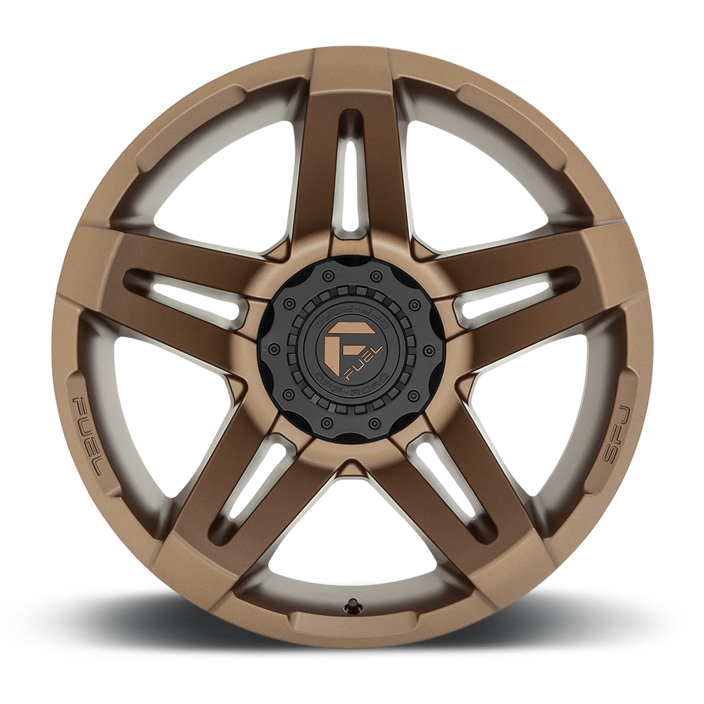 Fuel 1PC D765 Sfj 20x12 5x4.5 5x5.0 Matte Bronze Wheel 20" -44mm Rim