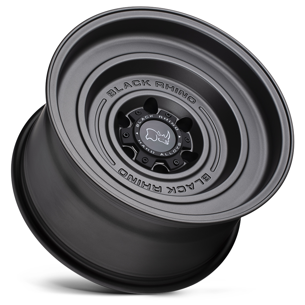 17" Black Rhino Solid 17x9.5 5x5 Matte Gun Black Wheel -18mm Lifted For Jeep Rim