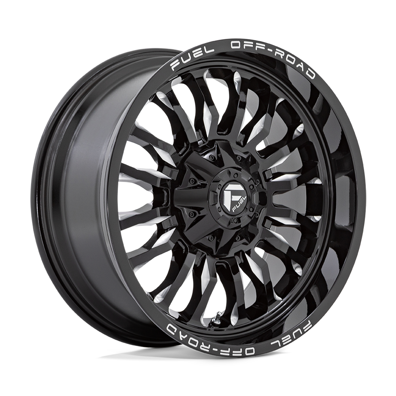 20" Fuel 1PC D795 Arc 20x9 5x5.5 5x150 Gloss Black Milled Wheel 1mm Truck Rim