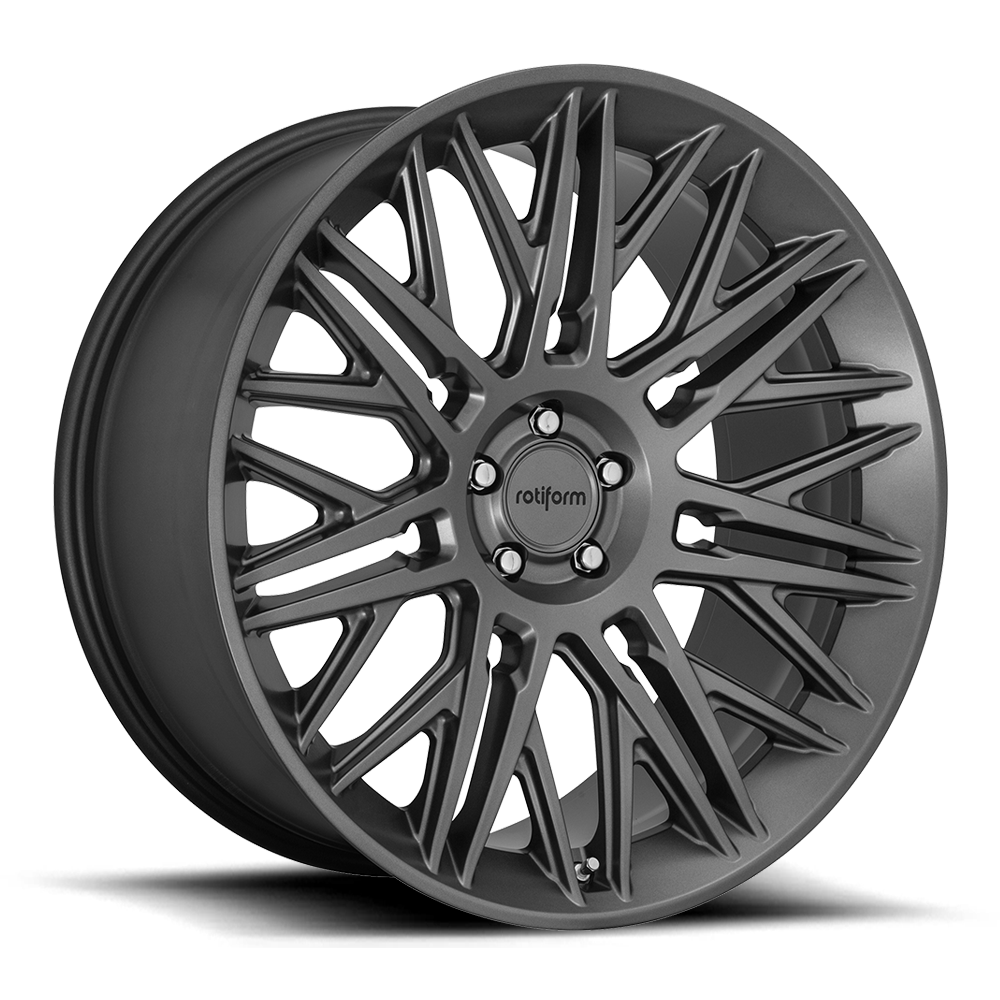 22" Rotiform 1PC R163 JDR 22x10 6x135 Matte Anthracite Wheel 30mm Rim