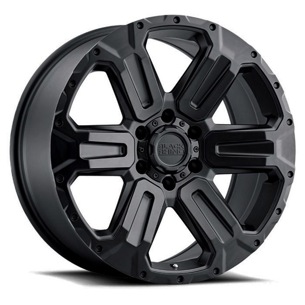Set 4 Black Rhino Wanaka 20x9 6x5.5 Matte Black Wheels 20" 12mm Rims