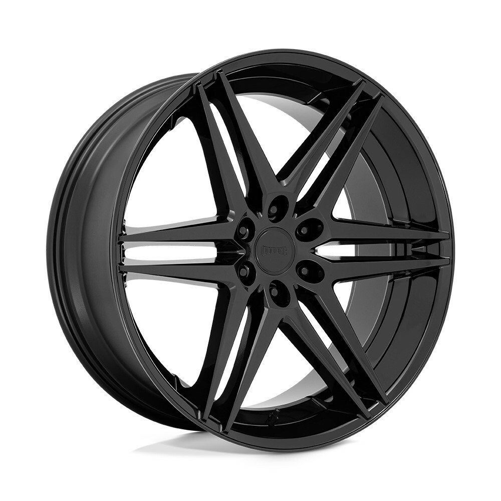 Set 4 DUB S267 Dirty Dog 24x10 6x135 Glossy Black Milled Wheels 24" 30mm