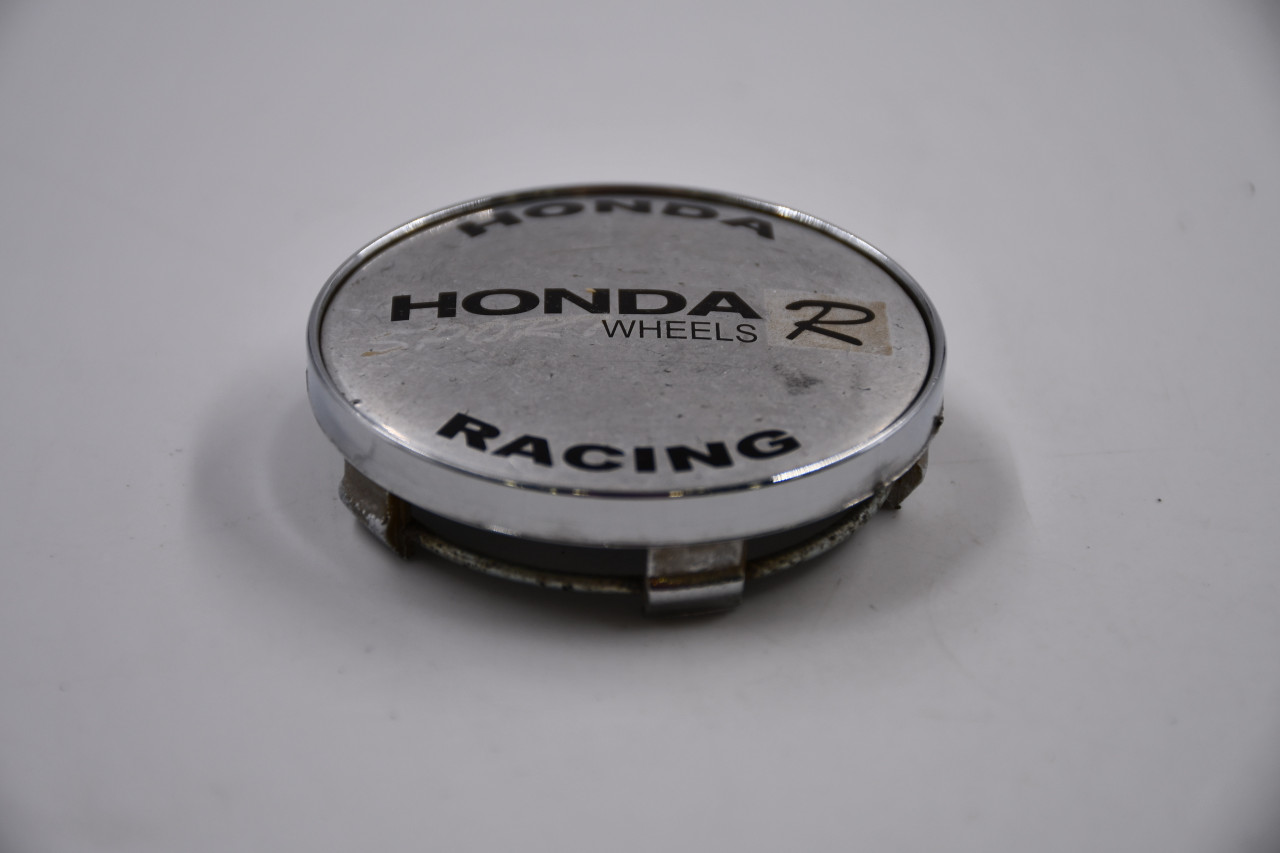 Honda Racing Sport Wheels Chrome w/ Black Lettering Wheel Center Cap Hub Cap HONDARAC/2.3125 2.3125"