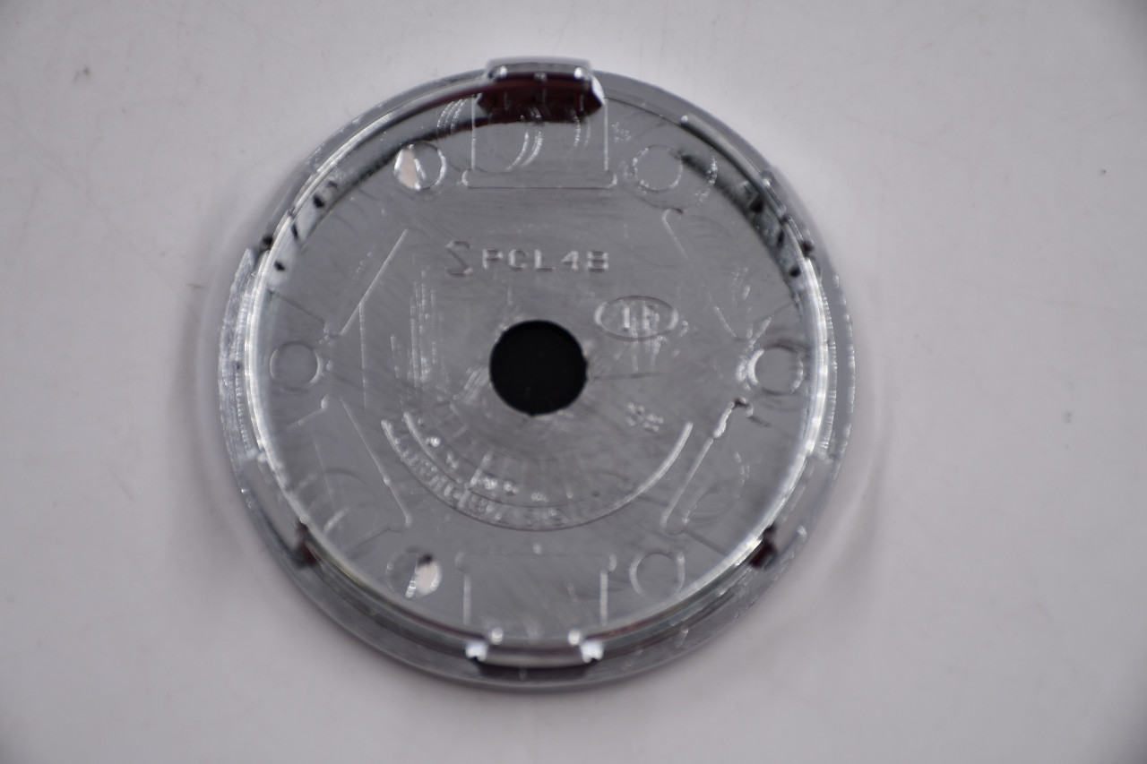 Enkei Chrome w/ Black & Chrome Logo Wheel Center Cap Hub Cap PCL48(U) 2.5" Snap In