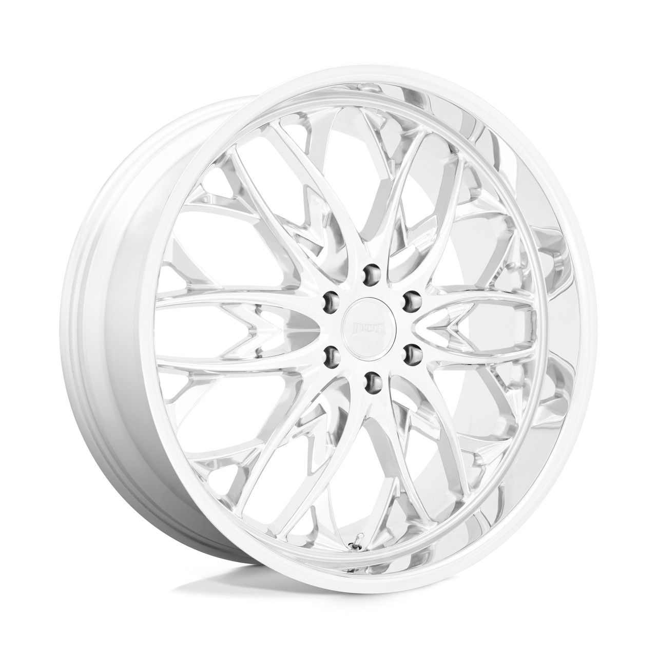 Set 4 DUB S262 OG 22x9.5 6x5.5 Chrome Wheels 22" 25mm For Nissan Truck Rims