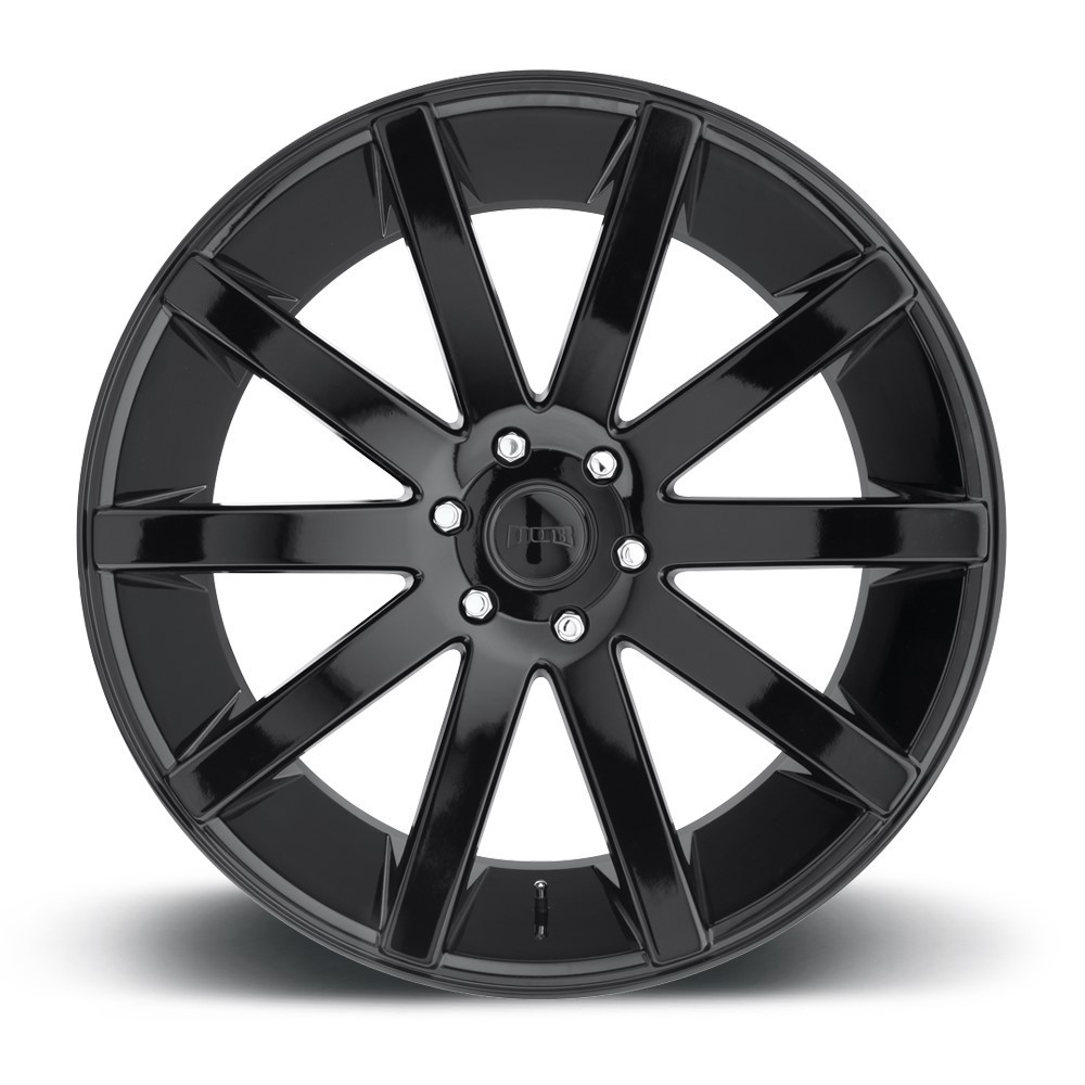 Set 4 DUB S219 Shot Calla 22x9.5 6x5.5 Gloss Black Wheels 22" 20mm Truck Rims