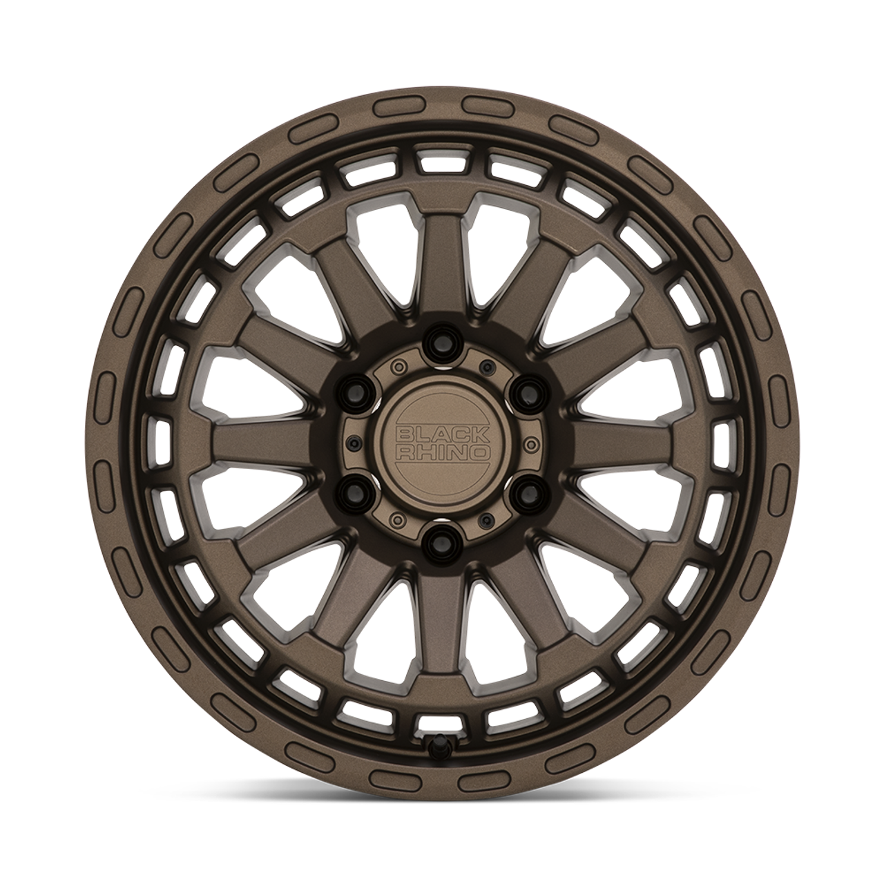 Set 4 Black Rhino Raid 20x9.5 5x5 Matte Bronze Wheels 20" 2mm For Jeep Rims