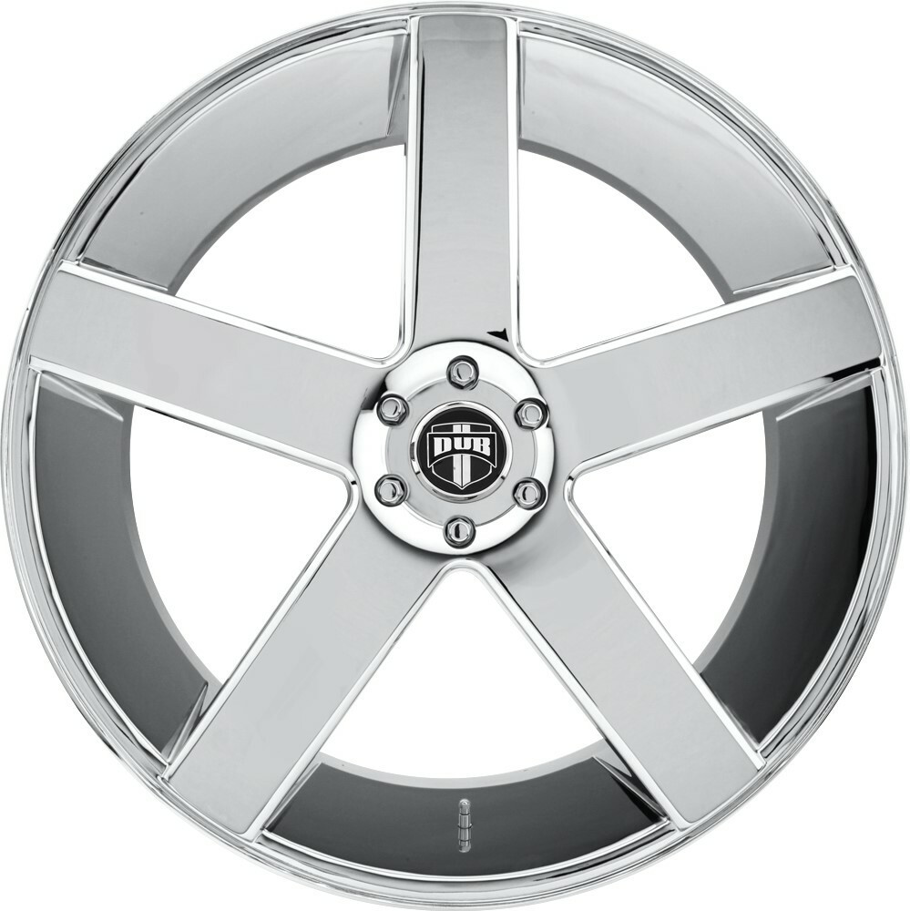 Set 4 DUB S115 Baller 30x10 6x5.5 Chrome Plated Wheels 30" 30mm Truck Suv Rims