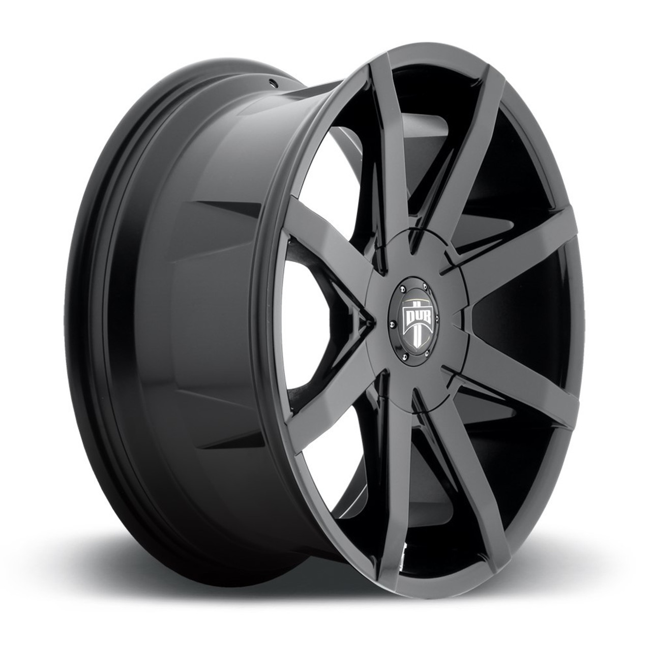 Set 4 DUB S110 Push 22x9.5 5x115 5x4.75 Gloss Black Wheels 22" 15mm Rims