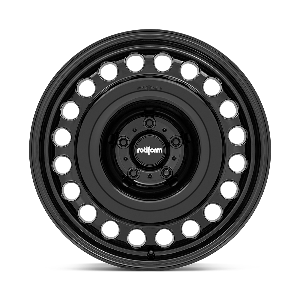 Set 4 Rotiform R191 Stl 17x9 5x5 Gloss Black Wheels 17" 0mm Rims