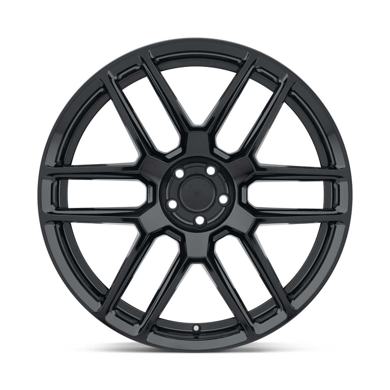 Set 4 Mandrus Otto 22x10.5 5x112 Gloss Black Wheels 22" 38mm Rims