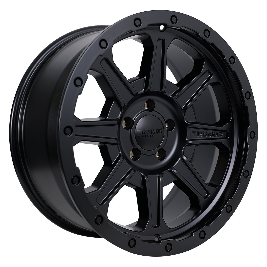 Tremor 103 Impact 17x8.5 5x5 0mm Satin Black 5x127 Offroad Wheel 103-785730SB