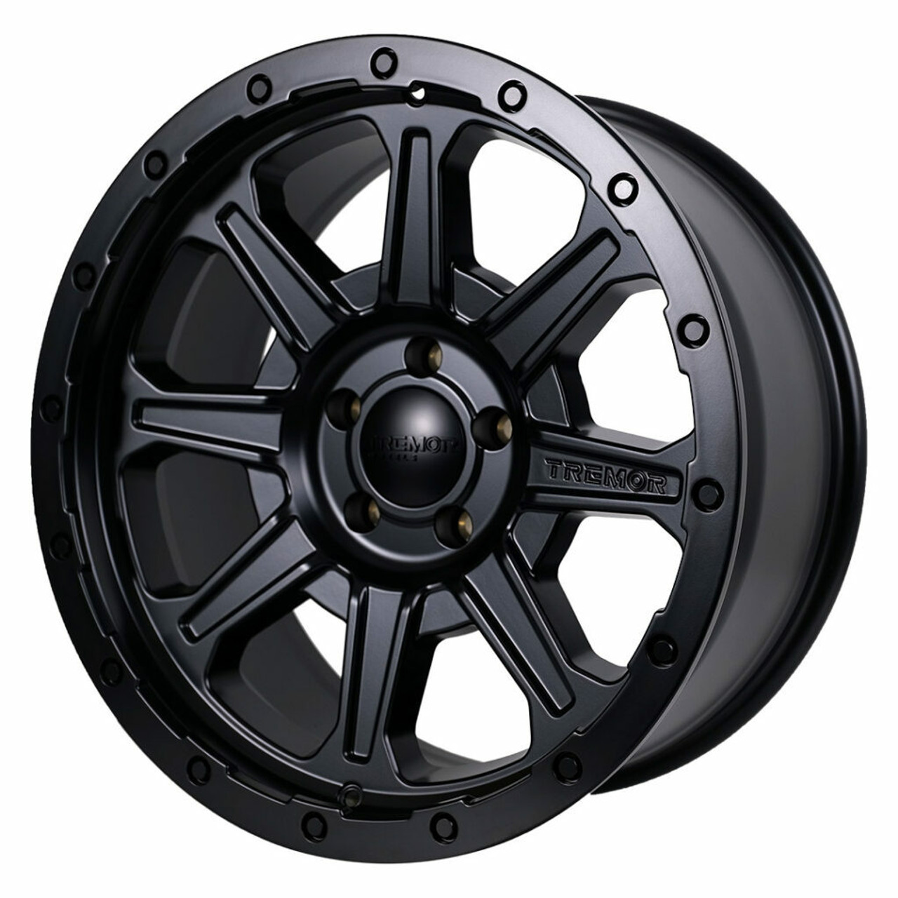 17" Tremor 103 Impact Satin Black Wheel 17x8.5 6x135 0mm For Ford Lincoln Rim